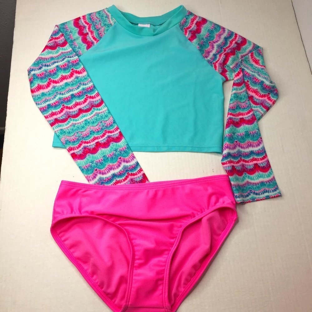 Cat & Jack girl's L (10/12) tankini and bottom.